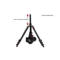 Swit Tragbares Aluminium Reisestativ MUF50 mit Fluidkopf