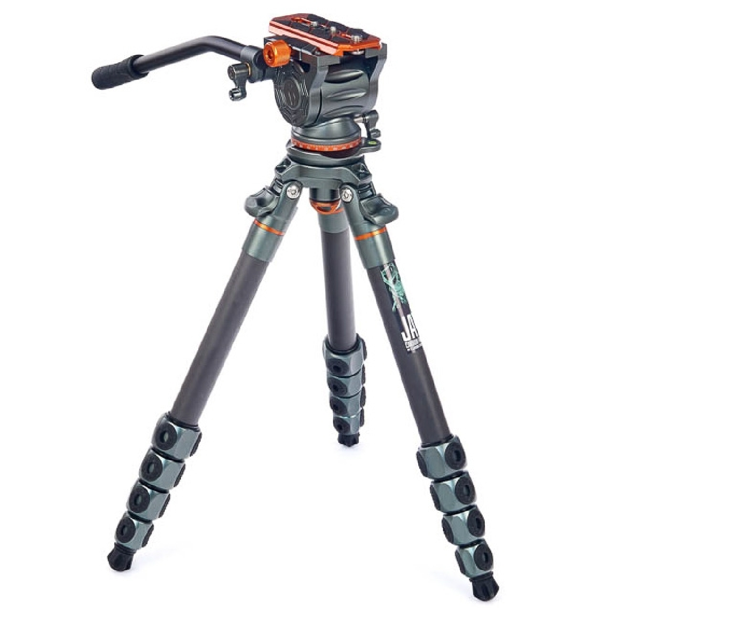 3 Legged Thing Legends Jay reisetaugliches Videostativ mit Nivelliersockel und AirHed Cine Standard-Videokopf