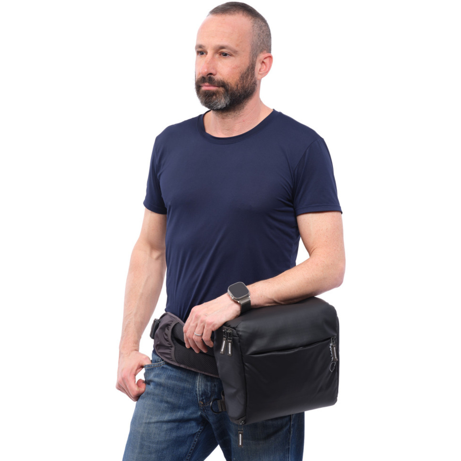 Shimoda Top Loader Medium Schwarz