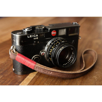 Bronkey Handschlaufe Tokyo #202 Leder braun-rot