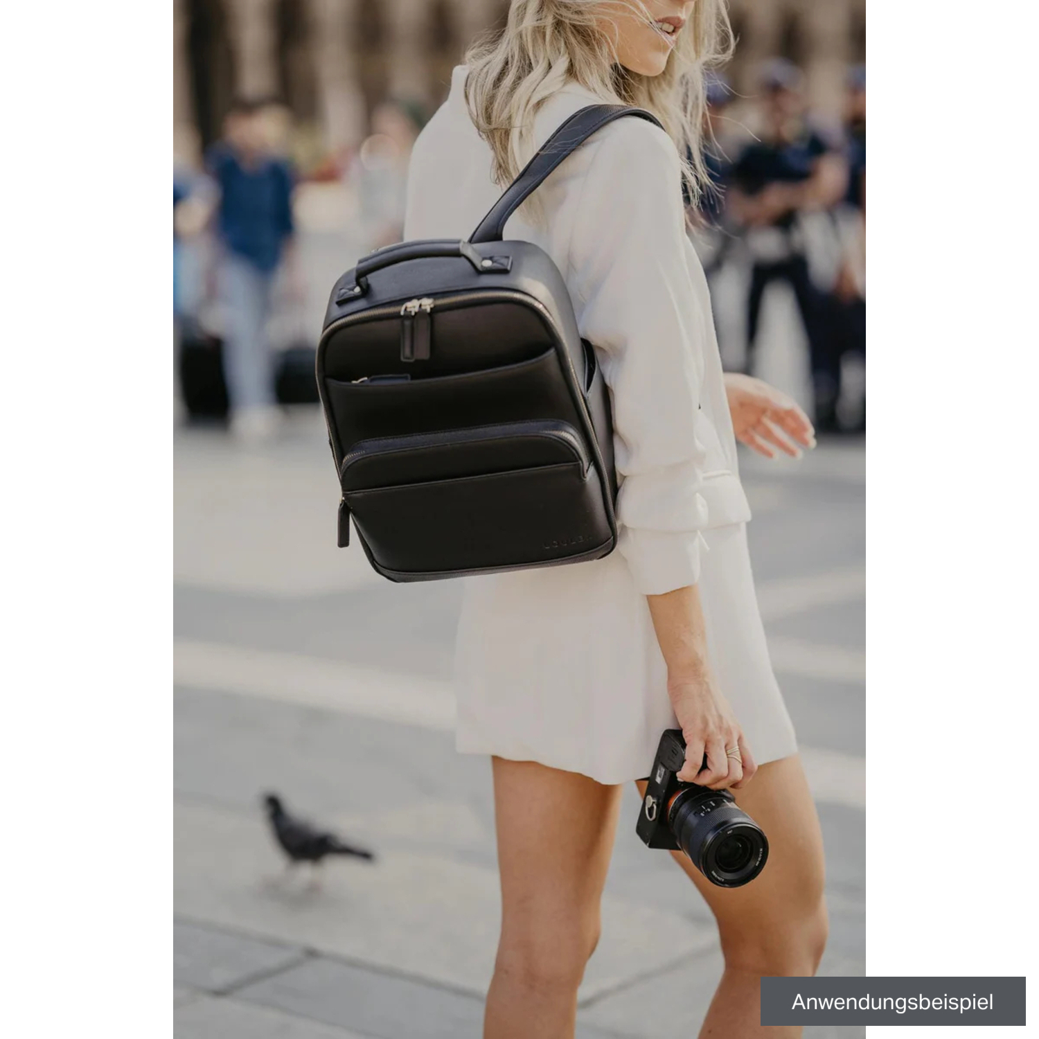LOULEX Fotorucksack Mini Bag 13,7L schwarz