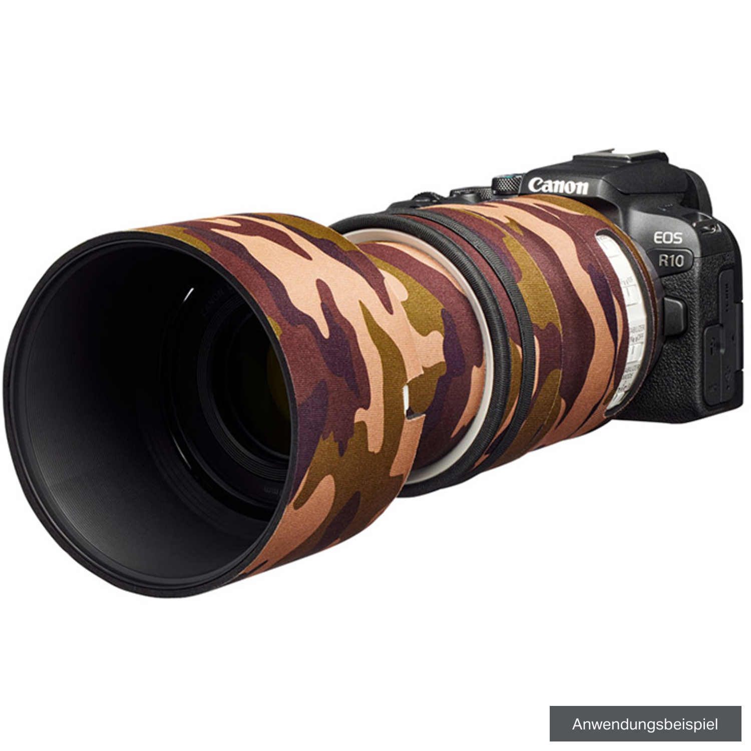 Easycover Lens Oak braun camouflage für Canon RF 70-200mm F4L IS USM