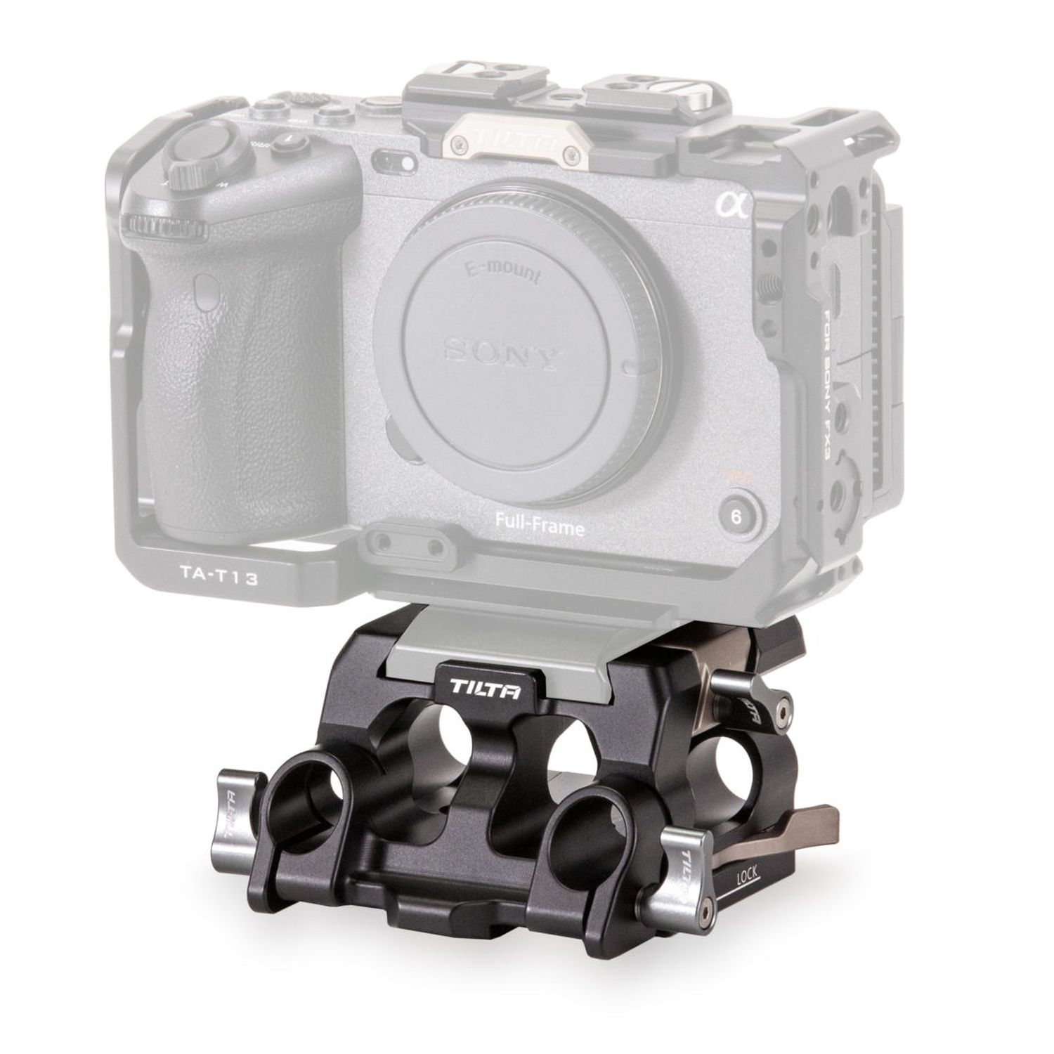 Tilta TA-BSP4-15-B Drehbare15 mm LWS-Grundplatte Typ IV Schwarz