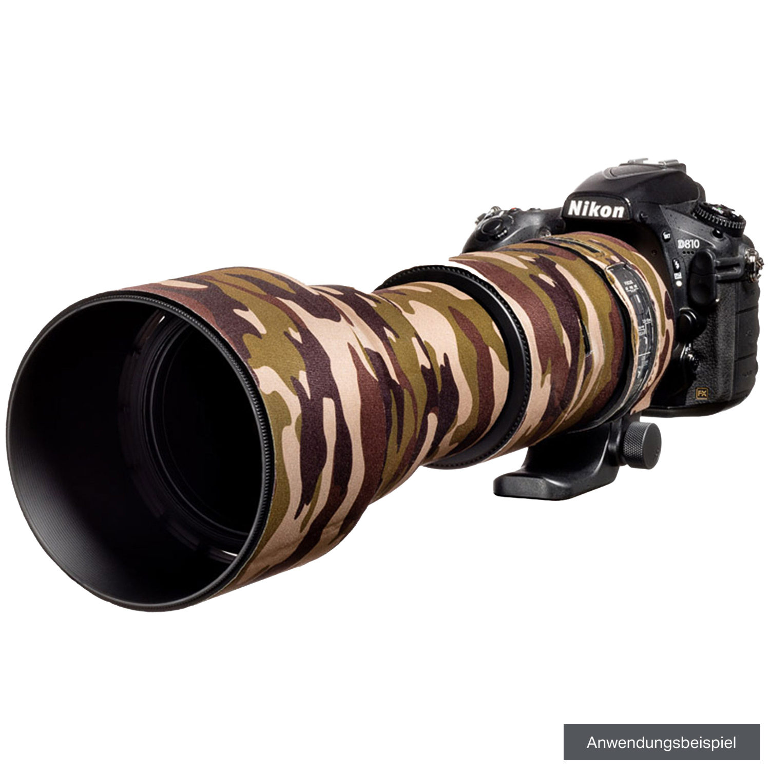 Easycover Lens Oak braun camouflage für Sigma 150-600mm F5-6.3 DG OS HSM Contemporary 