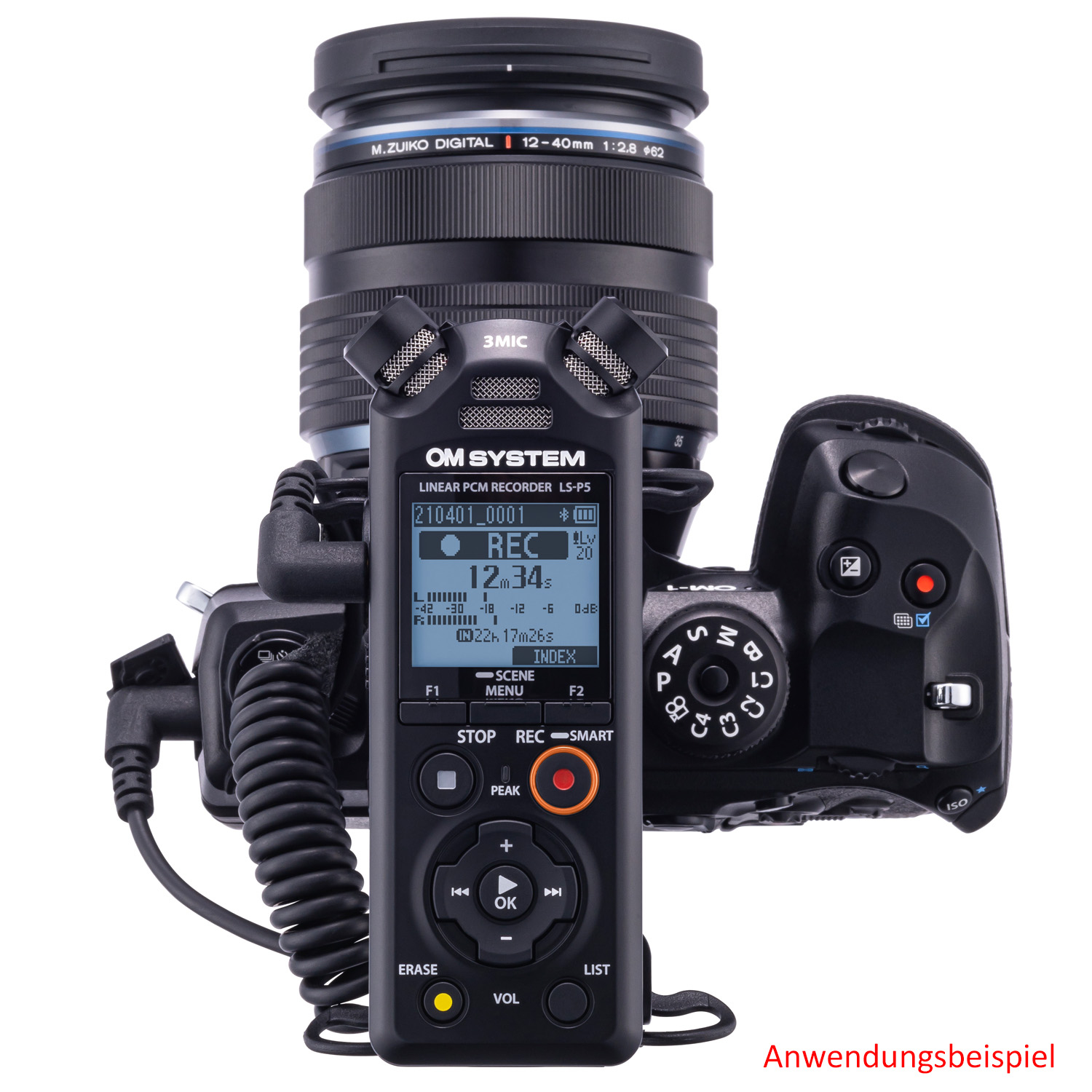 OM SYSTEM LS-P5 Videographer Kit Recorder