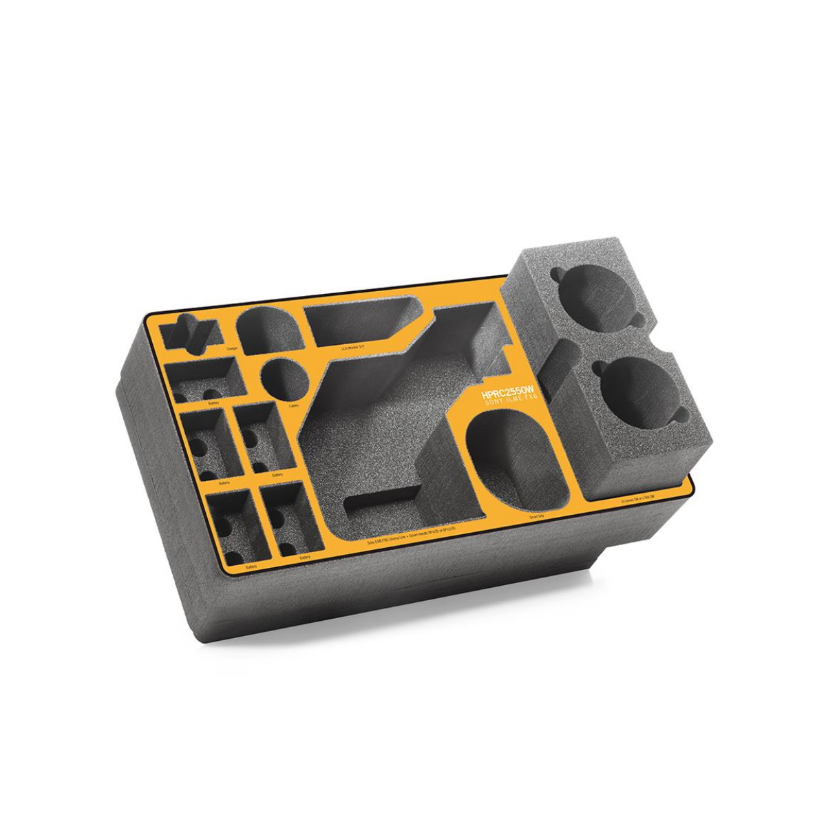 HPRC Schaumstoffeinlage-Set für Sony ILME-FX6 für HPRC2550W Koffer