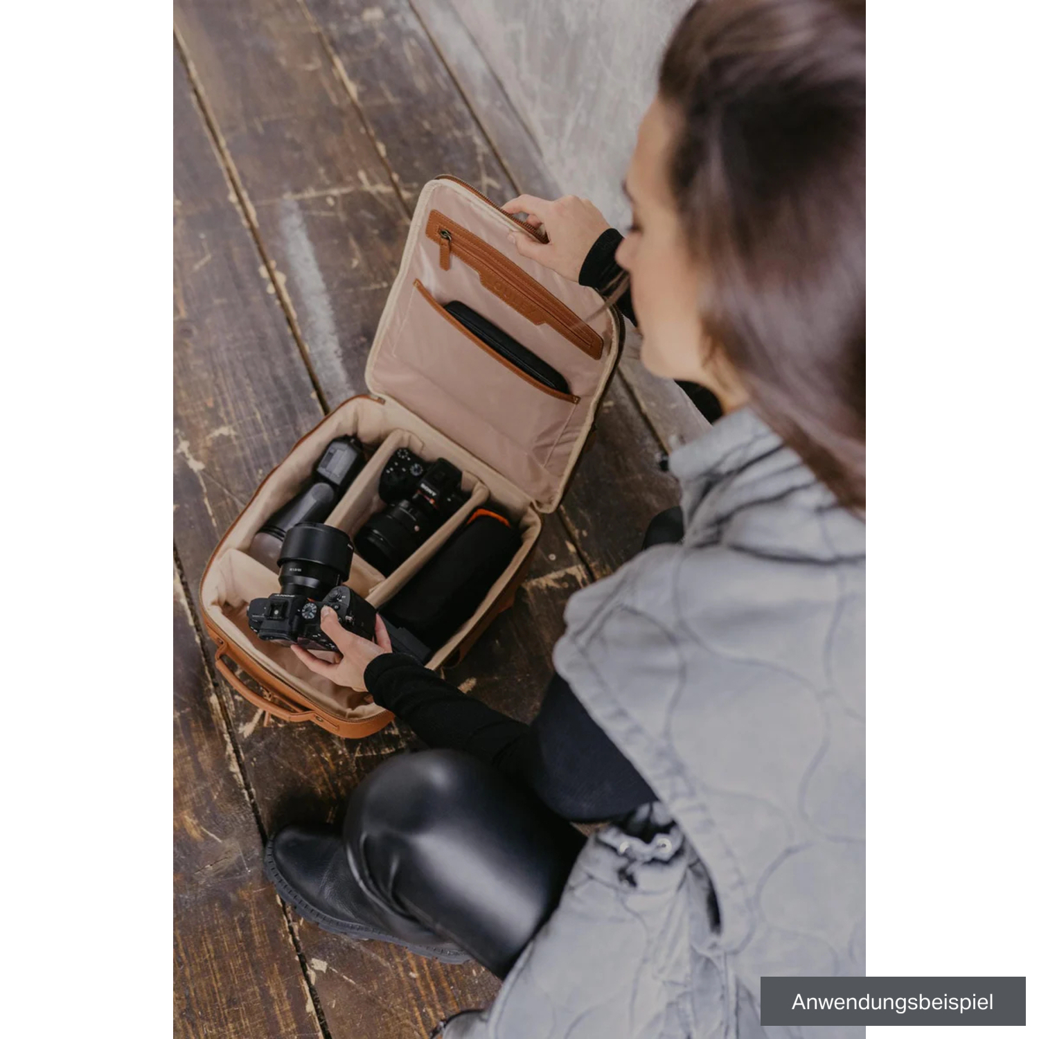 LOULEX Fotorucksack 2.0 18,2L braun