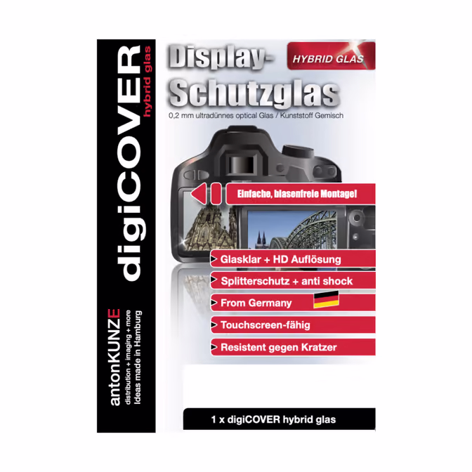 S&M Hybrid Glas Displayschutz für Nikon Z50