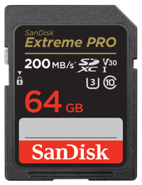 SanDisk Extreme PRO 64GB SDXC UHS-I V30