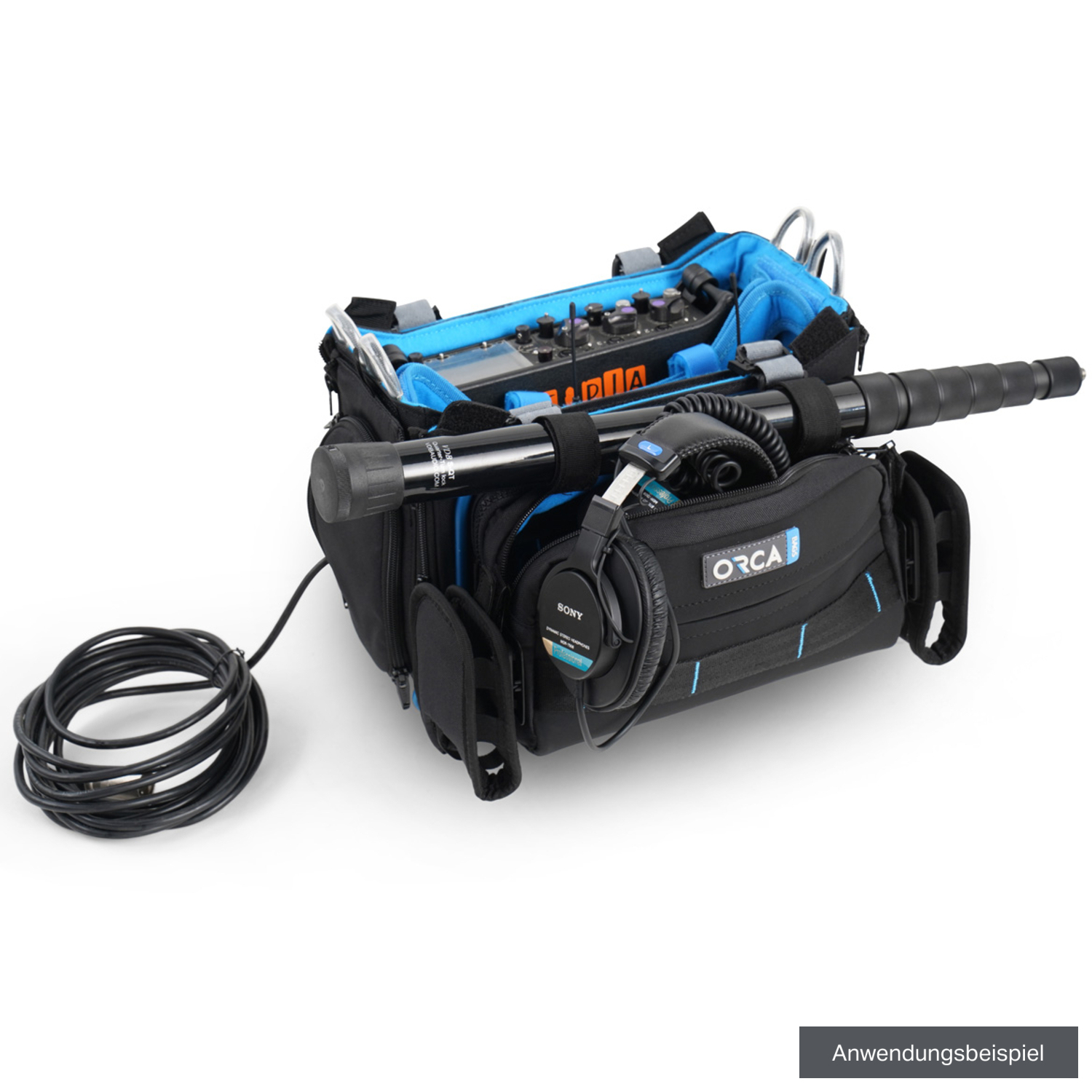 Orca OR-30 Audiomischertasche mit abnehmbarer Fronttasche