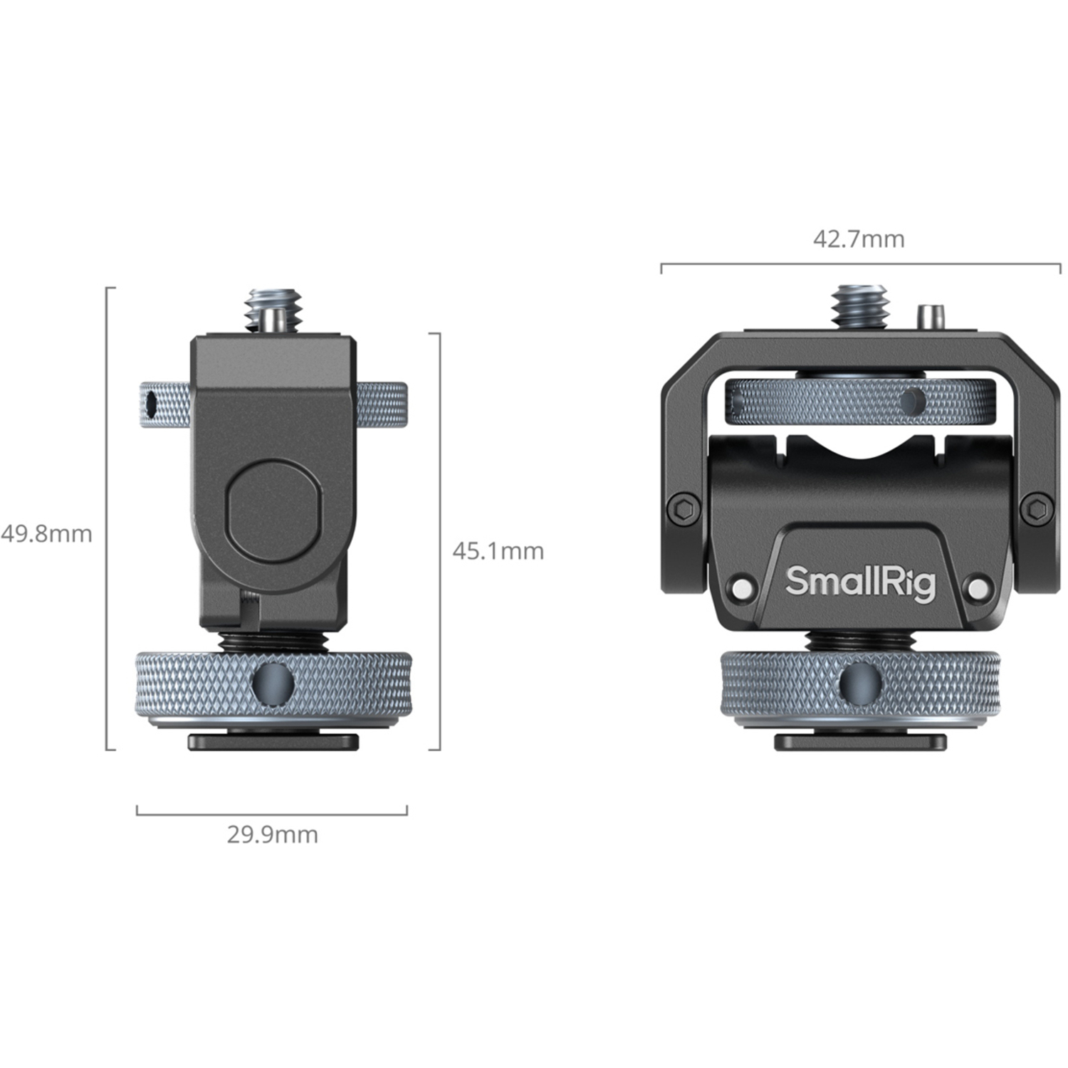 SmallRig Monitorhalterung mit Cold Shoe Mount 3809B