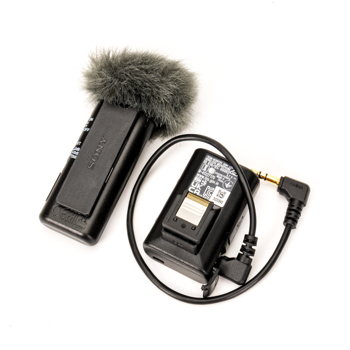 Sony ECM-W2BT Drahtloses Mikrofon mit Bluetooth-Verbindung gebraucht