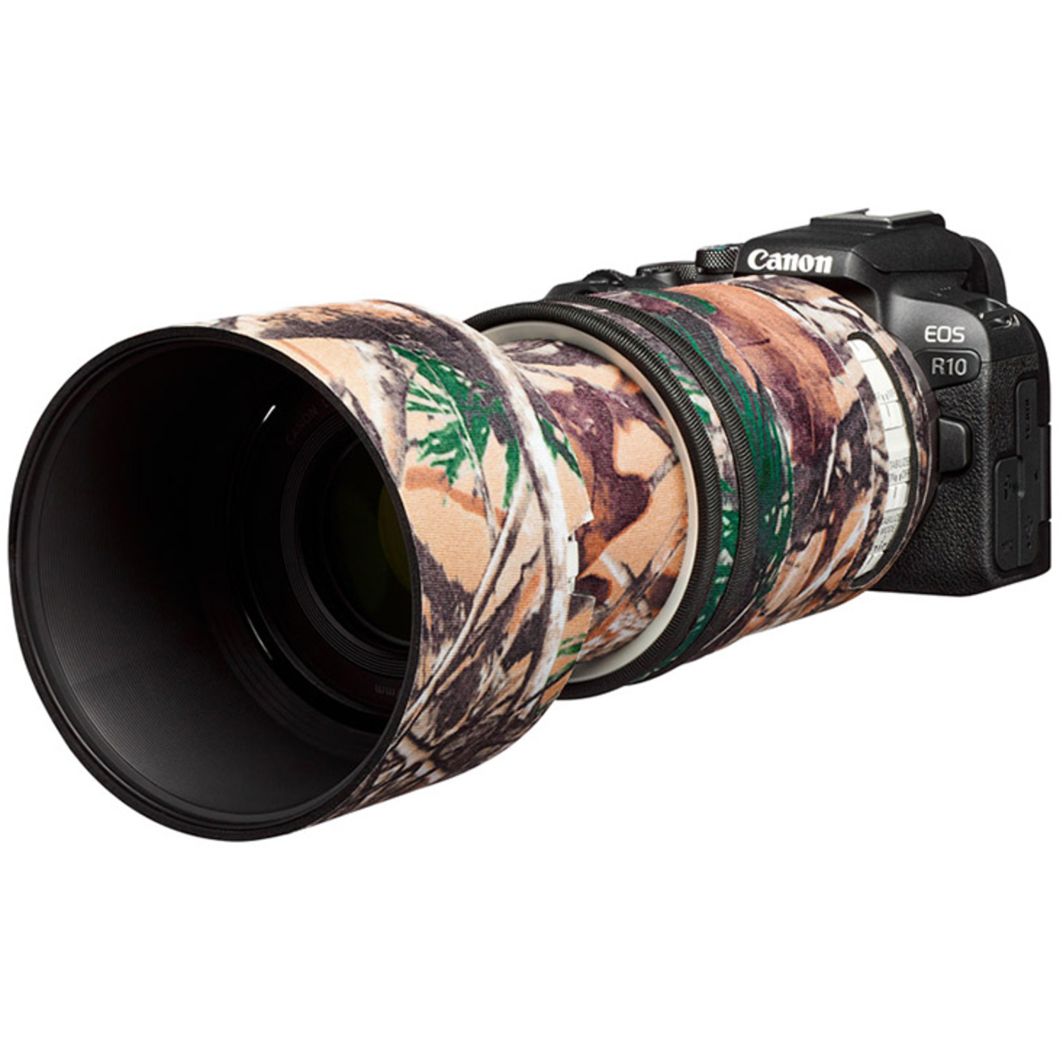 easyCover Lens Oak für Canon RF 70-200mm F/4L IS USM Wald Camouflage