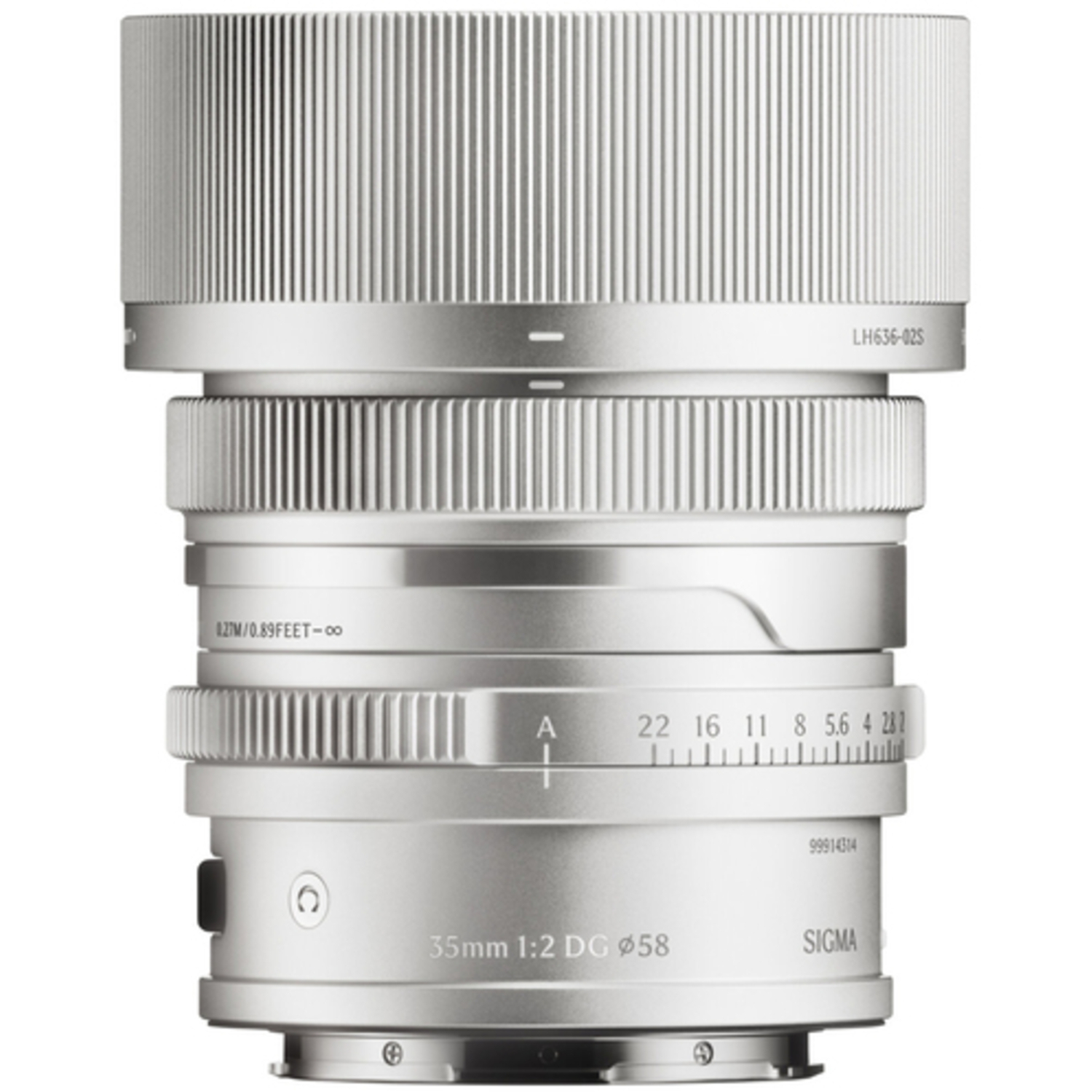 Sigma 35mm F2 DG Contemporary für L-Mount silber