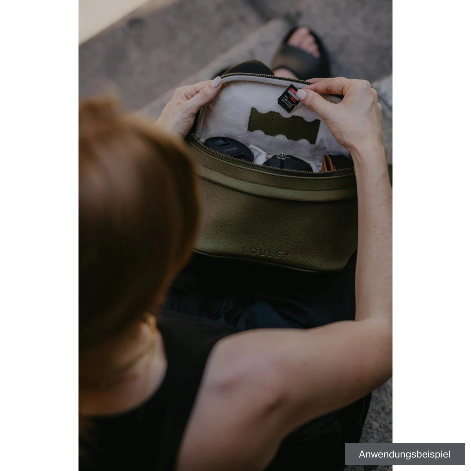 LOULEX Hüfttasche Fanny Pack olivgrün