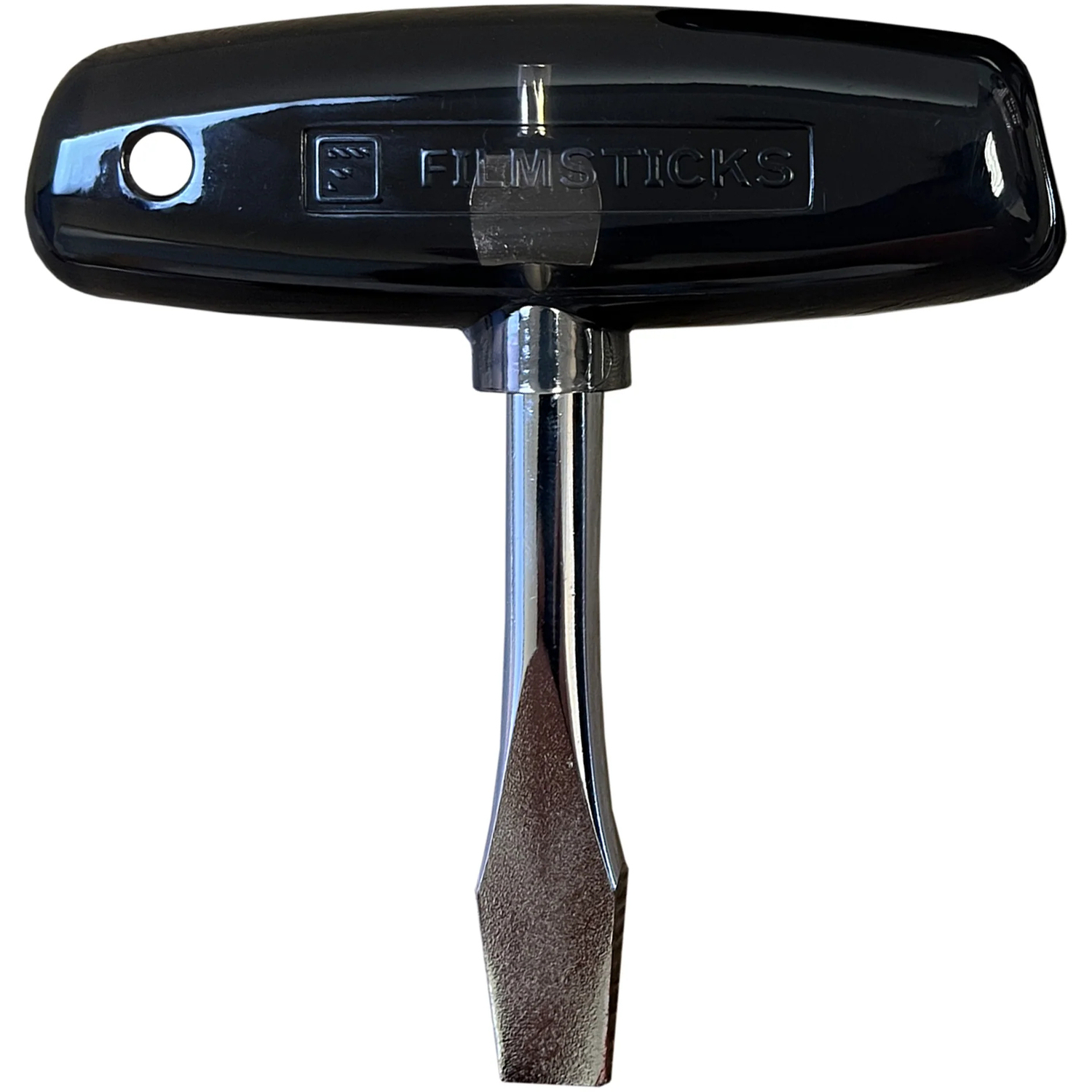 Filmsticks T-Griff 10mm Schlitzschraubendreher, Schwarz (längerer Schaft)