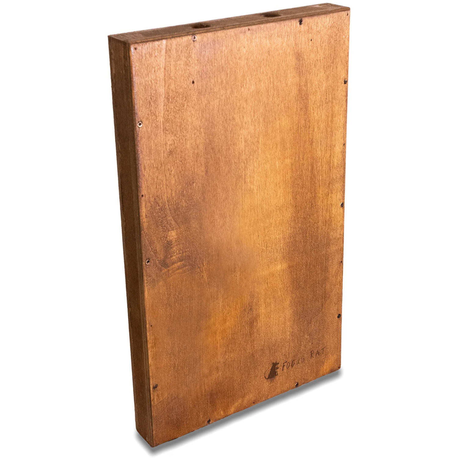 Focus Rat Apple Box Quarter sized handgebeizt