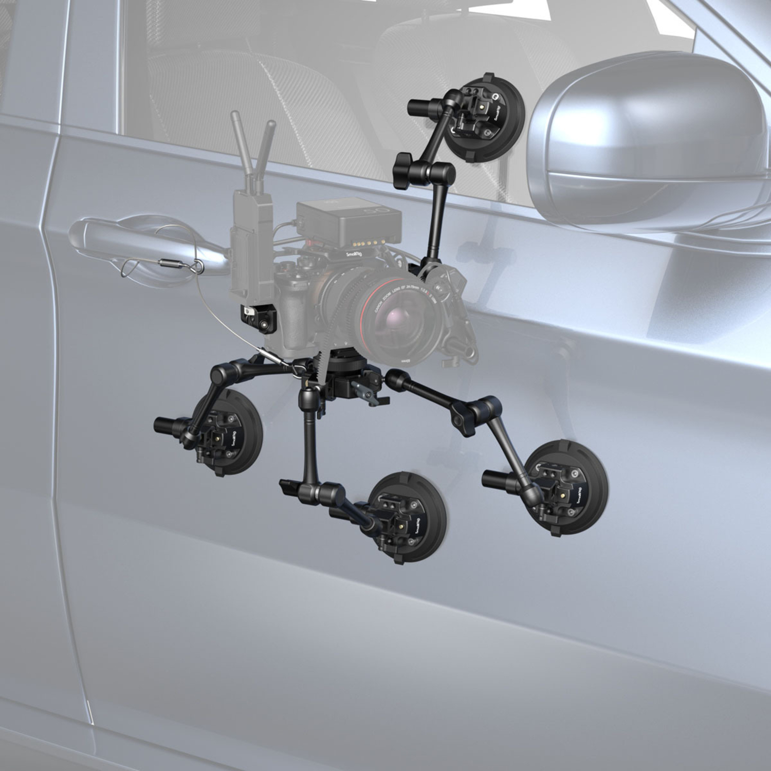 SmallRig SC-15K 4-Arm Saugnapf-Kamerahalterung Kit 3565B 