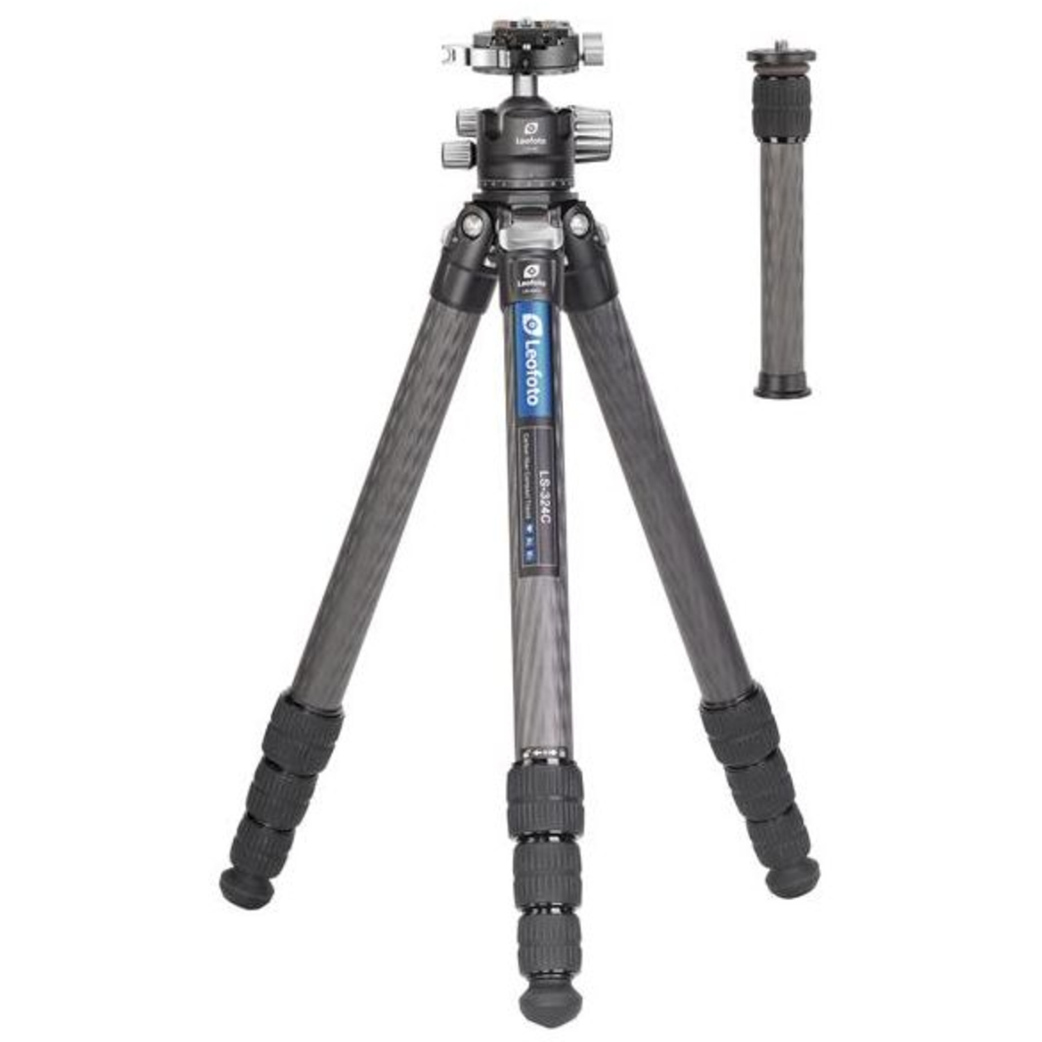 Leofoto Carbon-Dreibeinstativ LS-324C mit LH-40PCL Kugelkopf