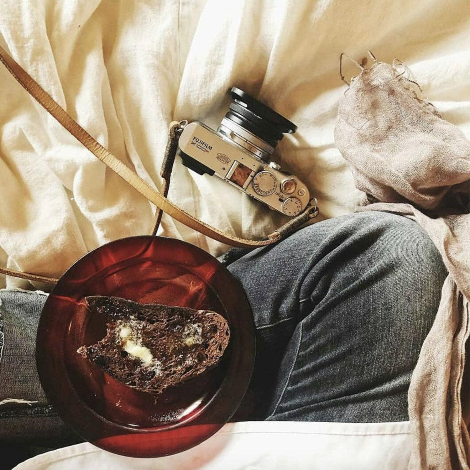 Bronkey Kameragurt Tokyo #106 Leder 120cm braun