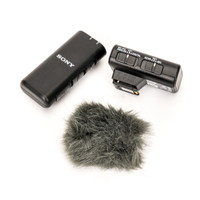 Sony ECM-W2BT Drahtloses Mikrofon mit Bluetooth-Verbindung gebraucht