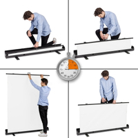 Walimex pro Roll-up Panel Hintergrund weiß 155x200 cm