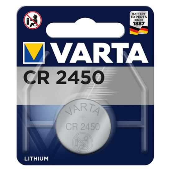 Varta Batterie CR2450 Knopfzelle Lithium 3V