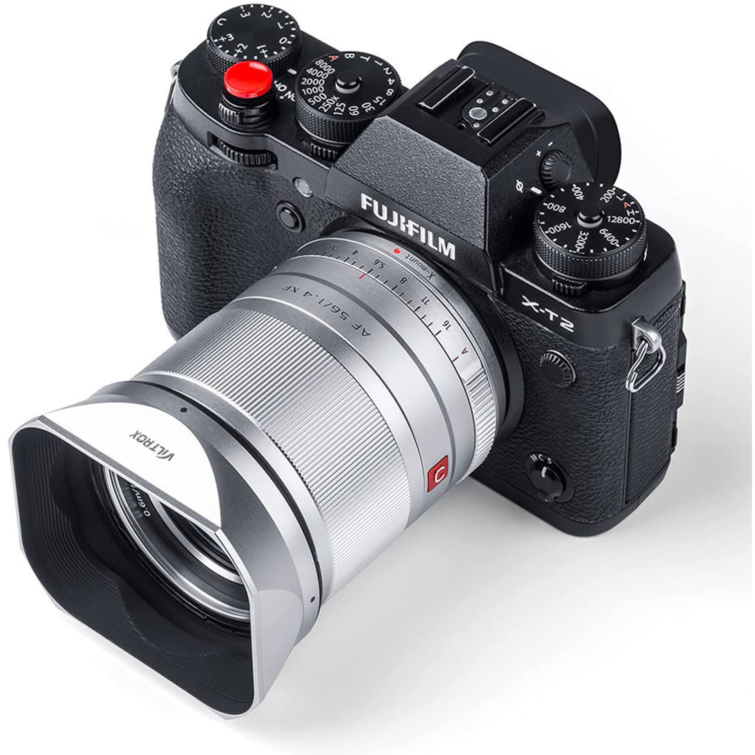 Viltrox Gegenlichtblende Metall eckig silber für Objektive mit 23mm, 33mm oder 56mm Brennweite