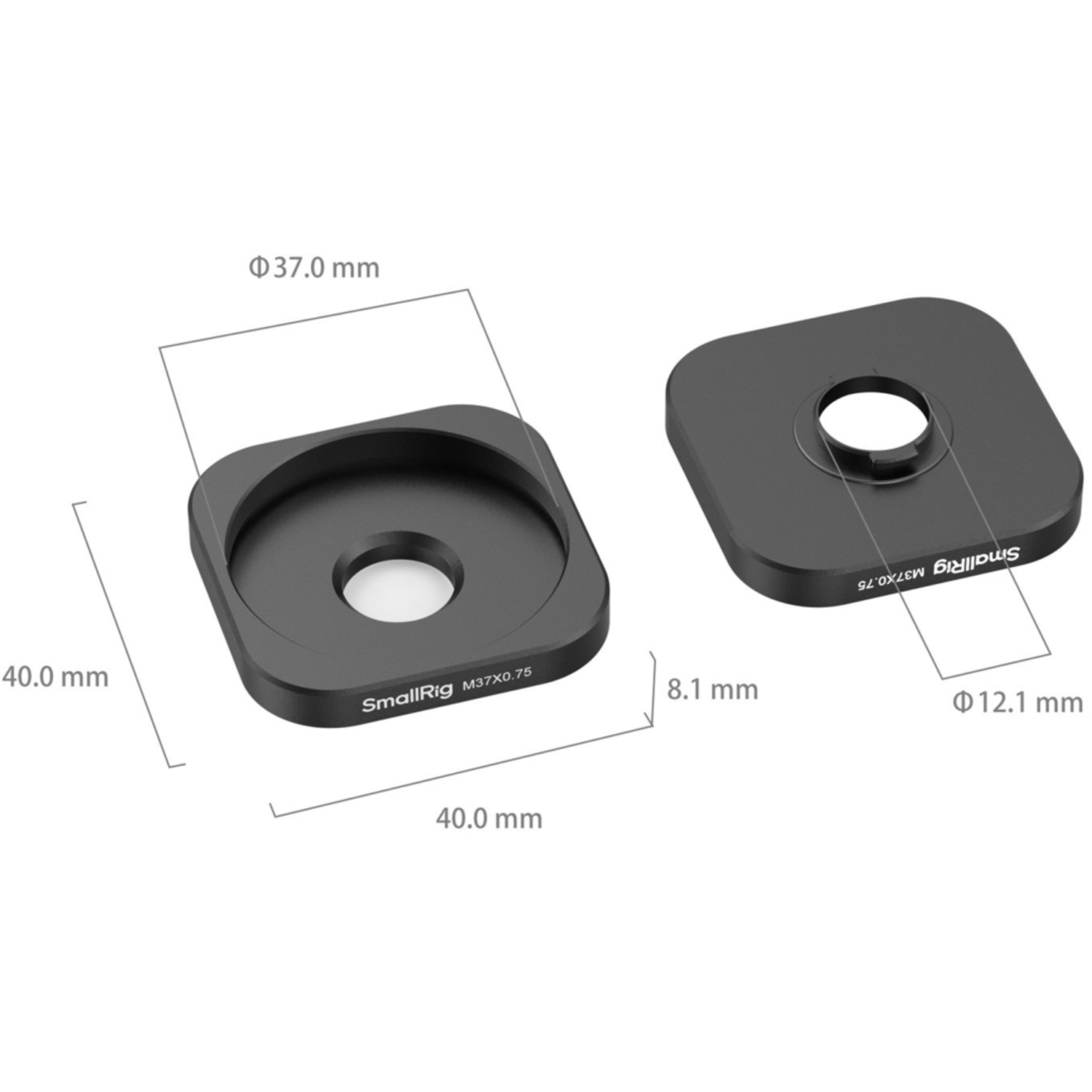 SmallRig Universal-T-Mount-Adapterring 4603 für 37mm Objektive mit Gewinde