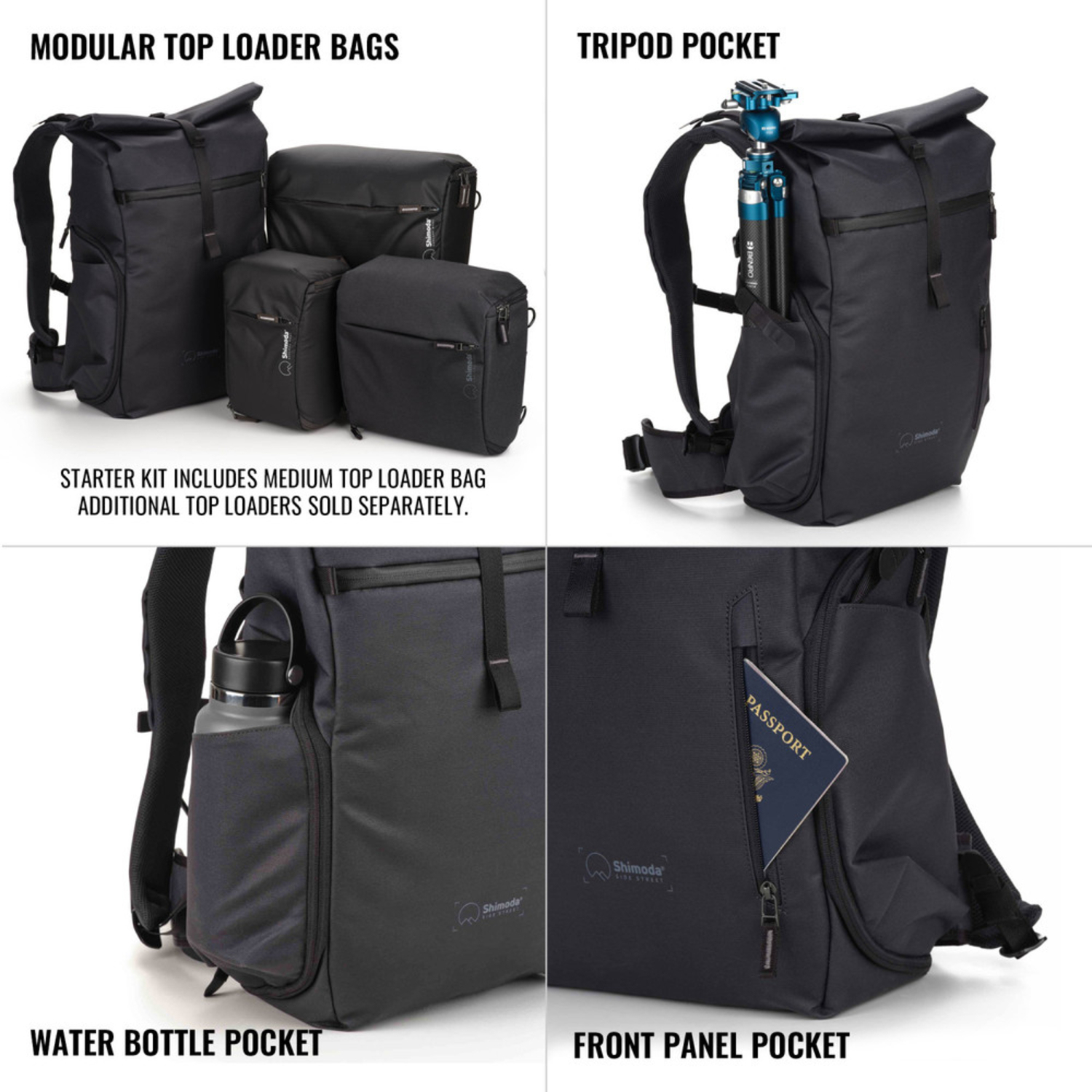 Shimoda Side Street 22 Starter Kit Anthrazit