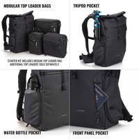 Shimoda Fotorucksack Side Street 22 Starter Kit anthrazit
