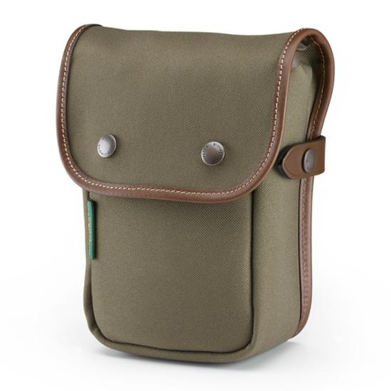 Billingham Mehrzwecktasche Delta Pocket graugrün FibreNyte/schokoladenbraun