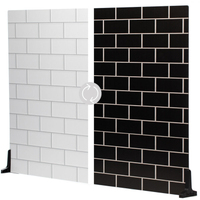 V-Flat World Duo Board White Subway/Ebony Subway XL