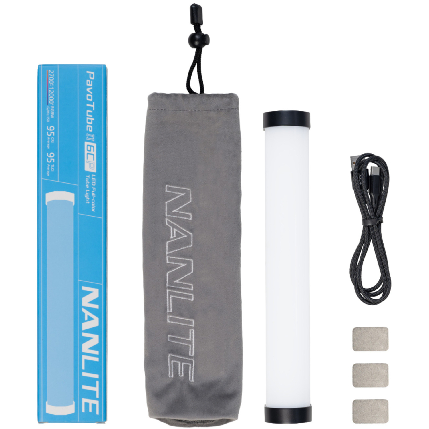 Nanlite Mini-Farb-Effektleuchte PavoTube II 6CP