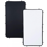 Manfrotto Skylite Rapid Cover Medium 1,1 x 2 m Schwarz/Weiß