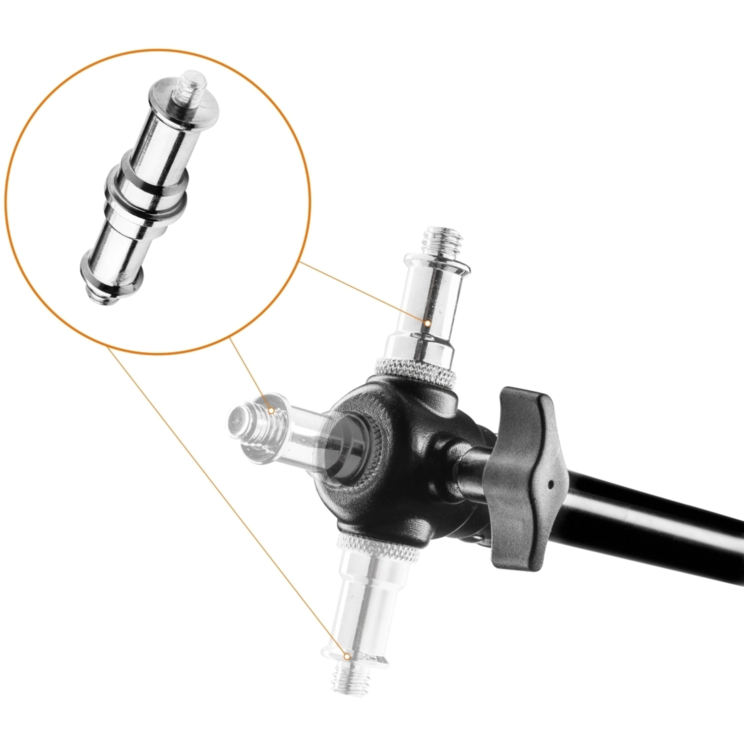 Walimex Pro Wand-/Deckenstativ 34-54cm