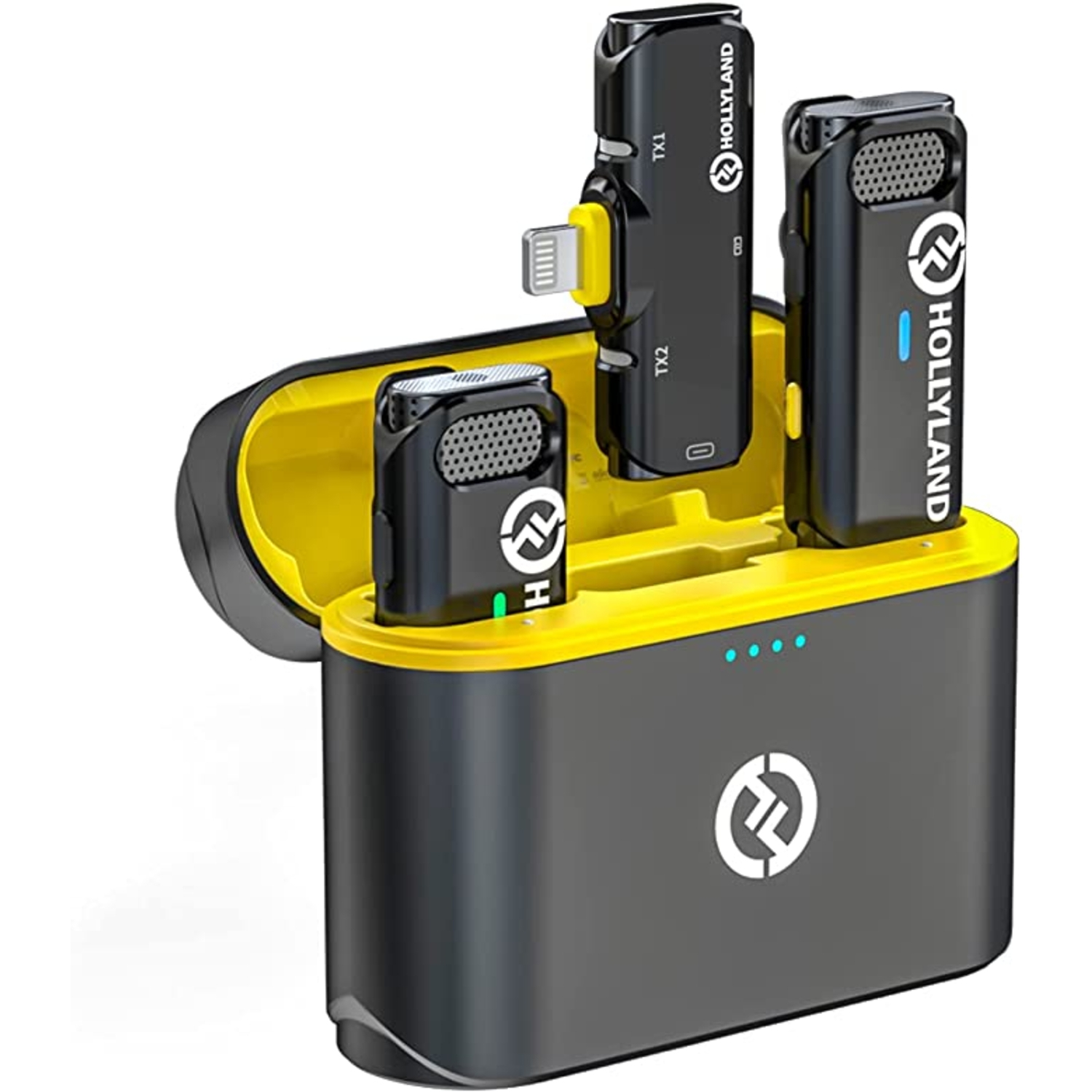 Hollyland HL-Lark C1 Duo Black kabelloses Mikrofon für iPhone