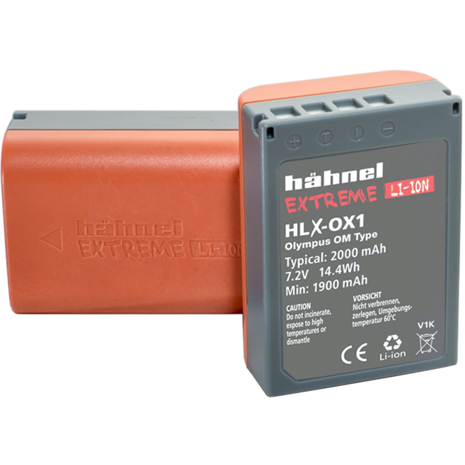 Hähnel Akku HLX-OX1 für Olympus