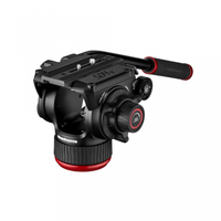 Manfrotto Fluid-Videokopf 504X mit Carbonfaser-Doppelrohrstativ GS