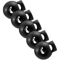 B.I.G. Kordelstopper schwarz 5er Pack