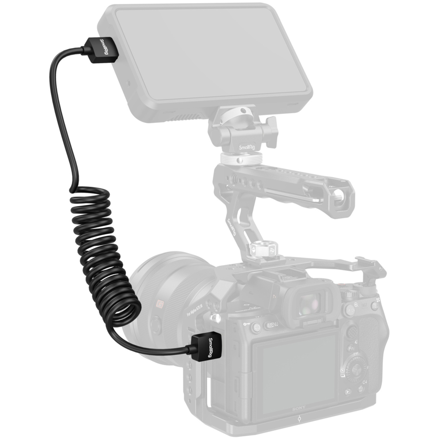 SmallRig HDMI Spiralkabel A auf A 4963 1,20m