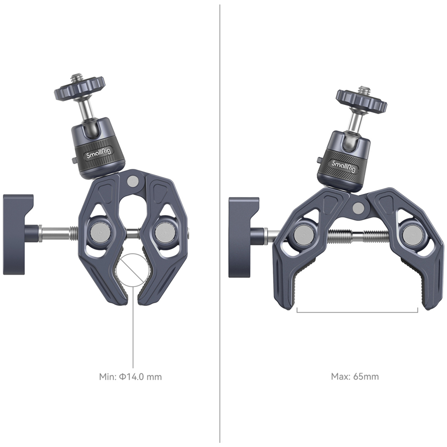 SmallRig Superklemme mit 360° Kugelkopfhalterung 4102B für Actioncams