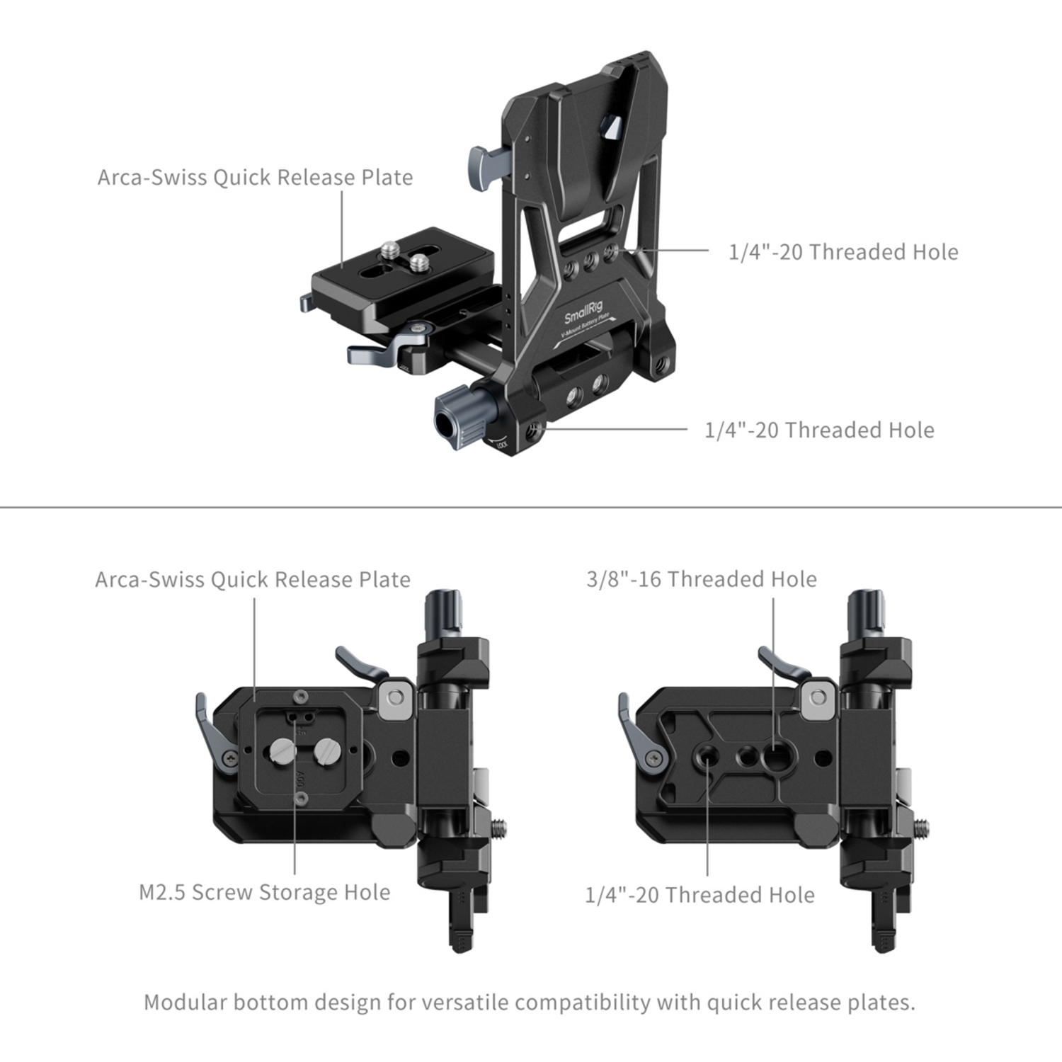SmallRig Pro mini V-Mount Akku VB99 Kit 5048