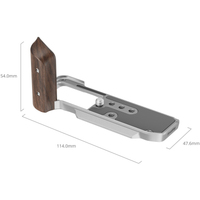 SmallRig L-förmige Montageplatte mit Holzgriff 5261 für Fujifilm X-M5