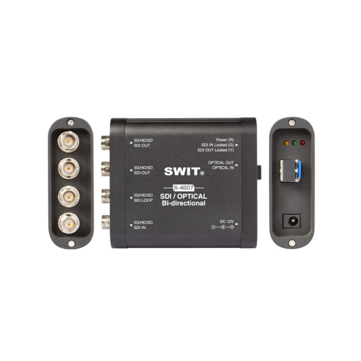 Swit Bi-directional SDI/Optical Converter S-4607