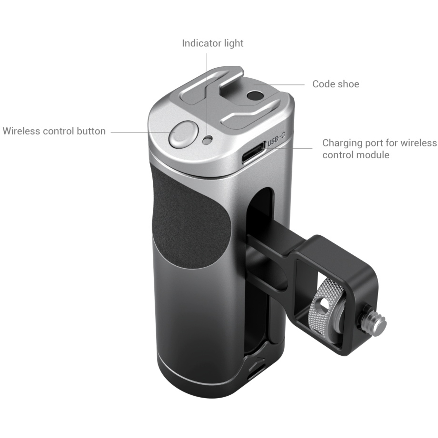 SmallRig Seitengriff mit drahtloser Steuerung 3838 für Smartphones