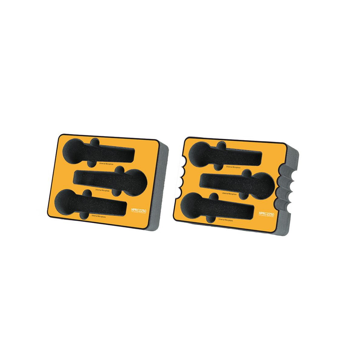 HPRC Schaumstoffeinlage-Set für 6 Mikrofone für HPRC2250 Koffer