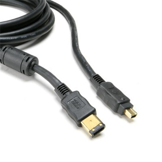 Calumet FireWire Kabel (IEEE1394) 400 Mbps 1,2 Meter (6-pin auf 4-pin)