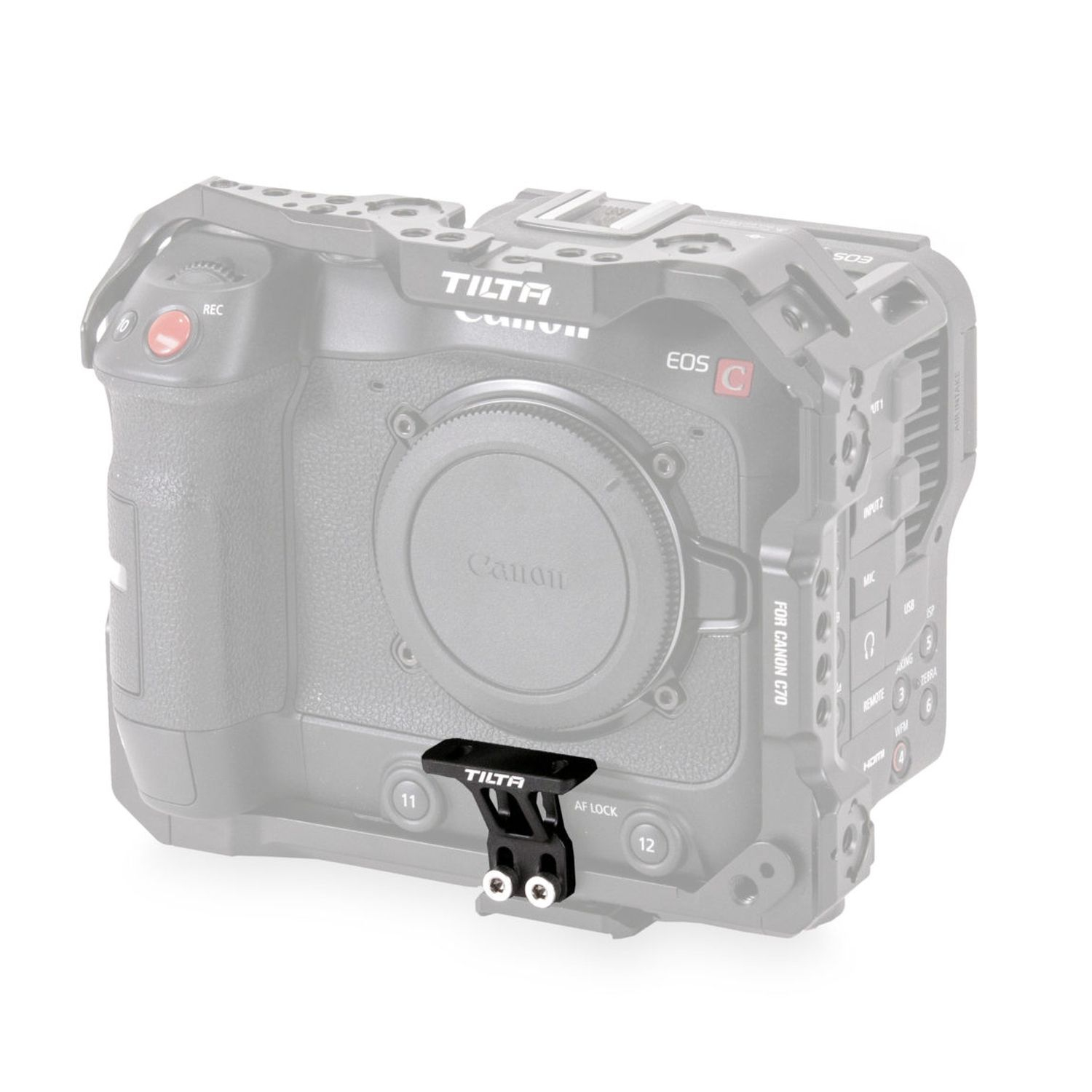 Tilta TA-T12-LAS-B EF-Mount-Objektivadapter für Canon C70 - Schwarz