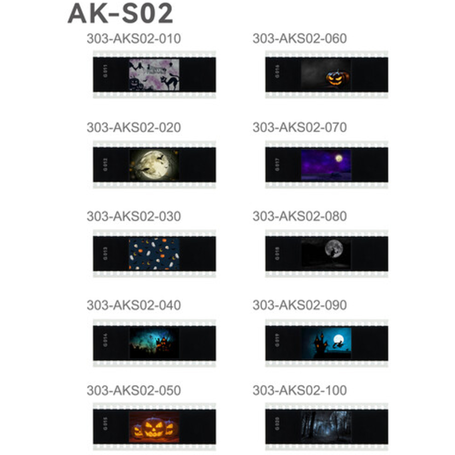 Godox AK-S02 Gobo Foliensatz 10 Stück